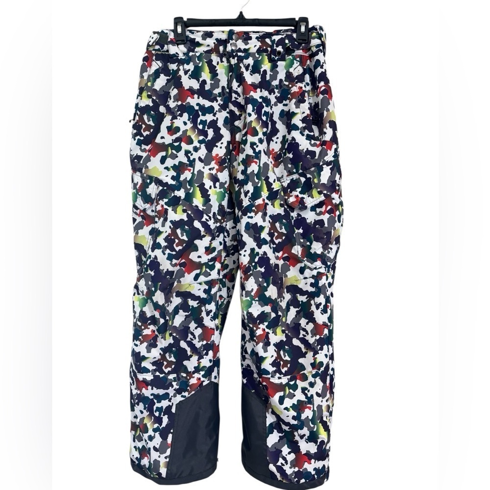 TSLA Men’s Snow Pants M/S Waterproof Insulated Windproof Ski Black Winter Gear